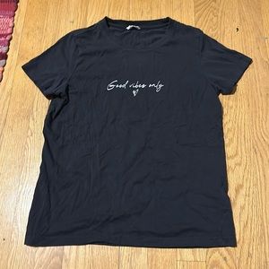 Woman’s Good vibes only T-Shirt Navy blue.